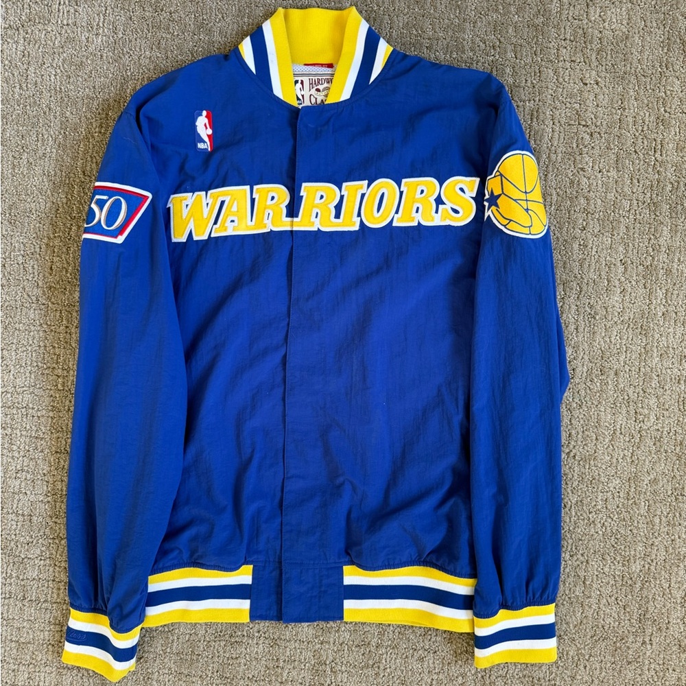 Golden State Warriors Mitchell & Ness Nylon Jacket
